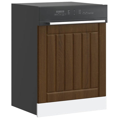Pannello Lavastoviglie Lucca Rovere Marrone Legno Multistrato