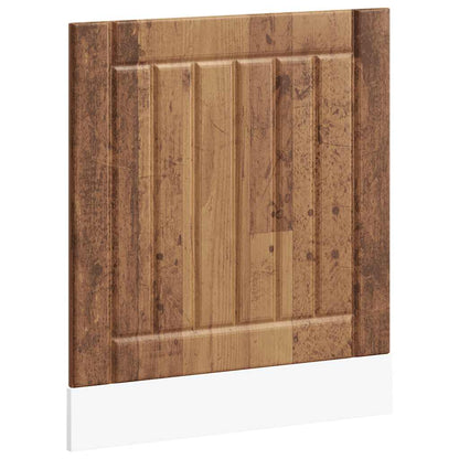 Pannello Lavastoviglie Lucca Legno Antico in Legno Multistrato