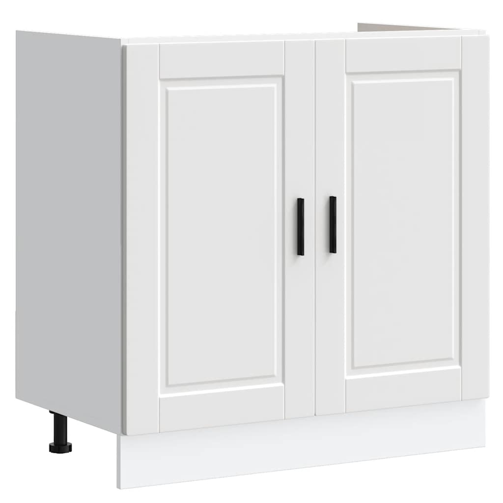 Mobile base lavello Porto Bianco 80x46x81,5cm Legno Multistrato