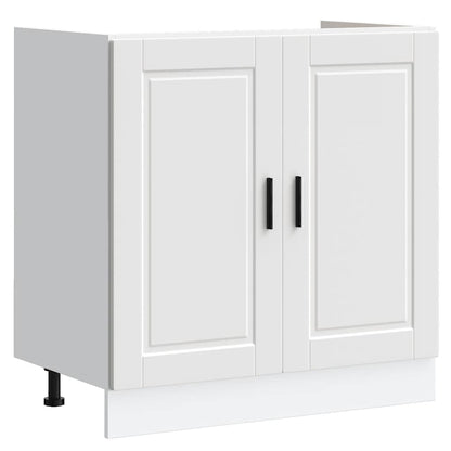 Mobile base lavello Porto Bianco 80x46x81,5cm Legno Multistrato