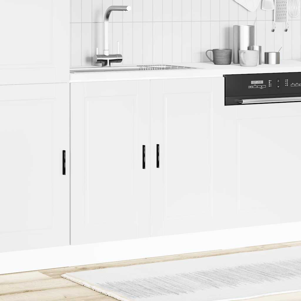 Mobile base lavello Porto Bianco 80x46x81,5cm Legno Multistrato