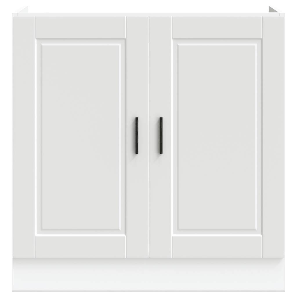 Mobile base lavello Porto Bianco 80x46x81,5cm Legno Multistrato