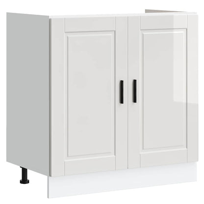 Mobile base lavello Porto Bianco Lucido 80x46x81,5cm Truciolato