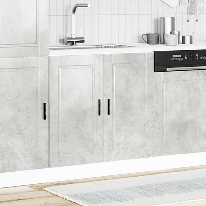 Mobile base lavello Porto Grigio Cemento 80x46x81,5 cm