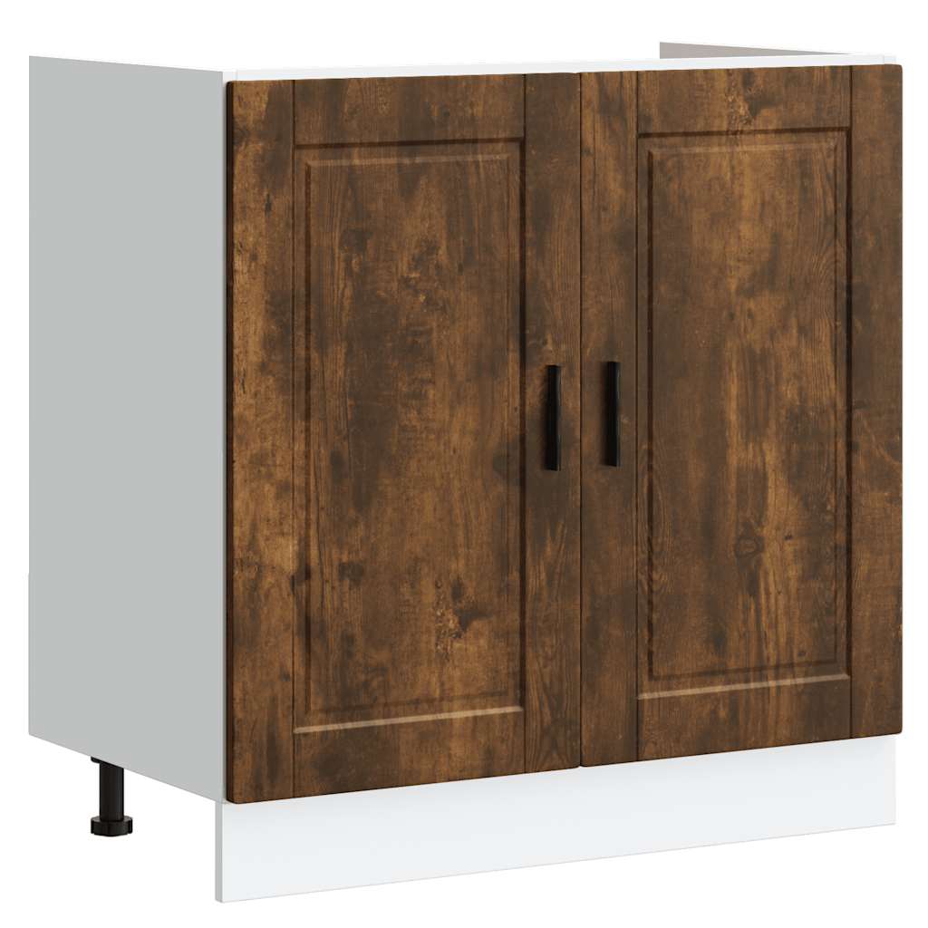 Mobile base lavello Porto Rovere Fumo 80x46x81,5 cm Truciolato