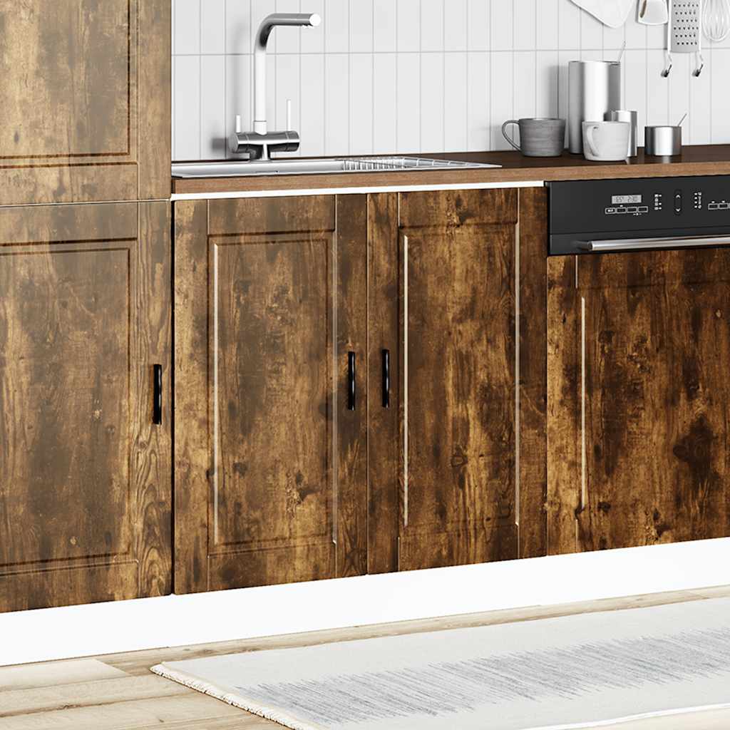 Mobile base lavello Porto Rovere Fumo 80x46x81,5 cm Truciolato