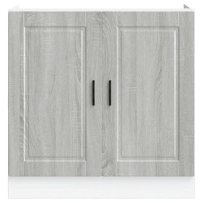 Mobile base lavello Porto Grigio Sonoma 80x46x81,5cm Truciolato