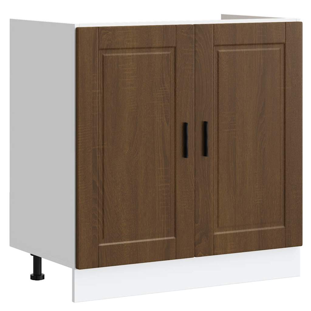 Mobile base lavello Porto Rovere Marrone 80x46x81,5 cm