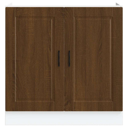 Mobile base lavello Porto Rovere Marrone 80x46x81,5 cm