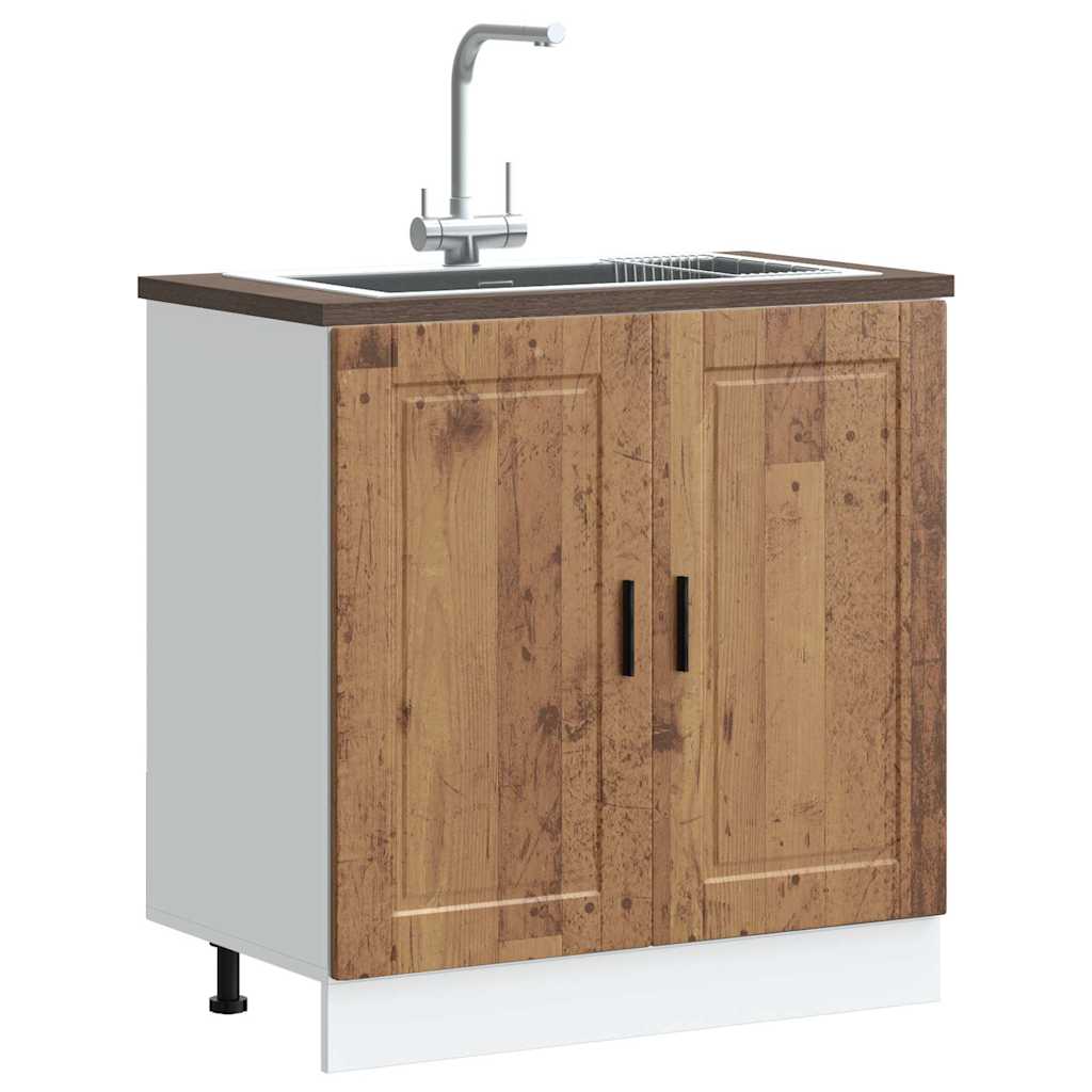Mobile base lavello Porto Legno Vecchio 80x46x81,5cm Truciolato