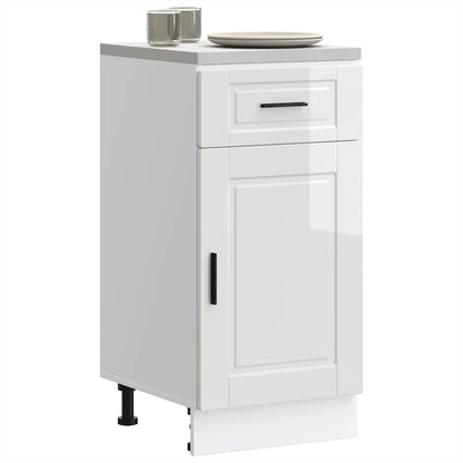 Base da Cucina Porto Bianco Lucido in Legno Multistrato