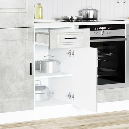 Base da Cucina Porto Grigio Cemento in Legno Multistrato