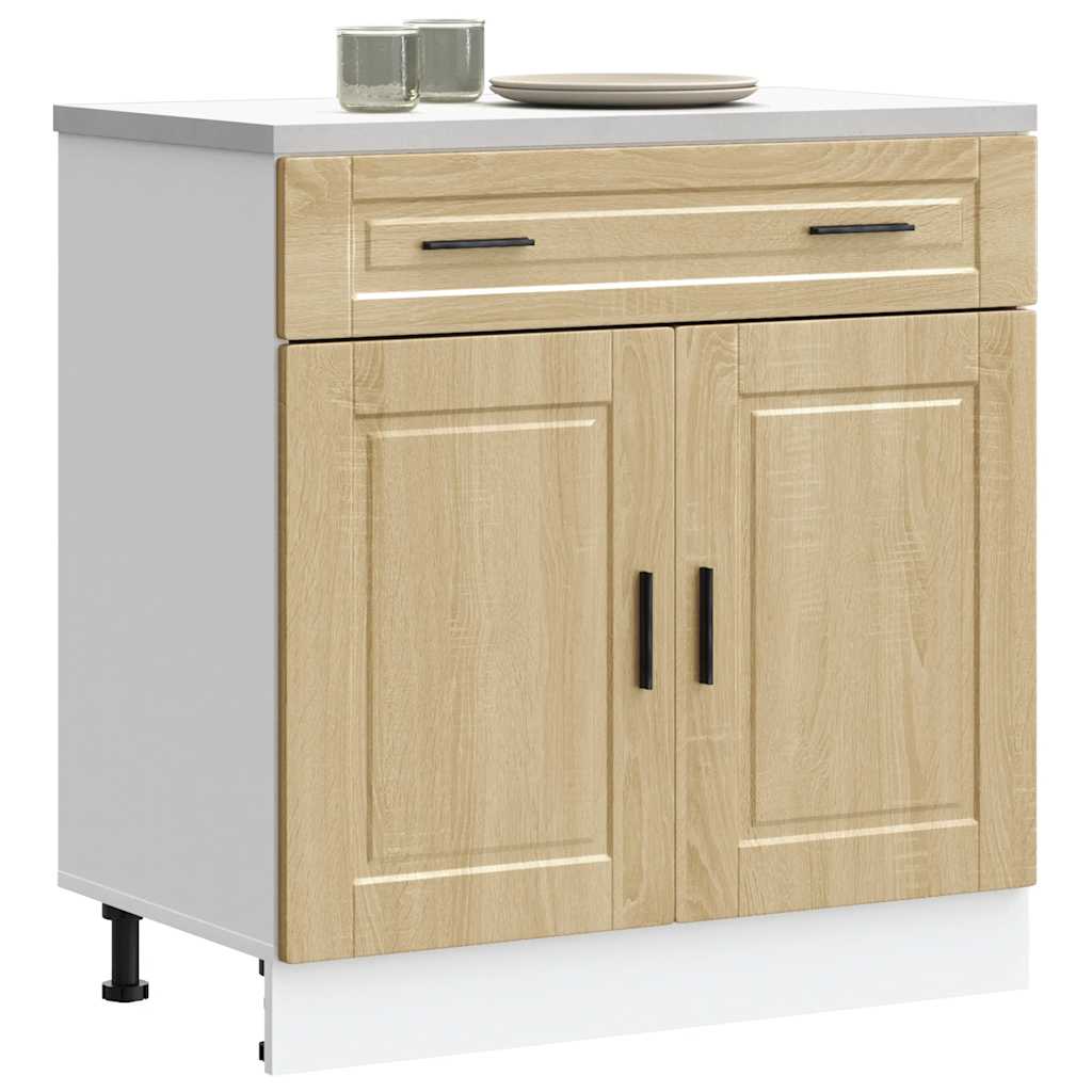 Base da Cucina Porto Rovere Sonoma in Legno Multistrato