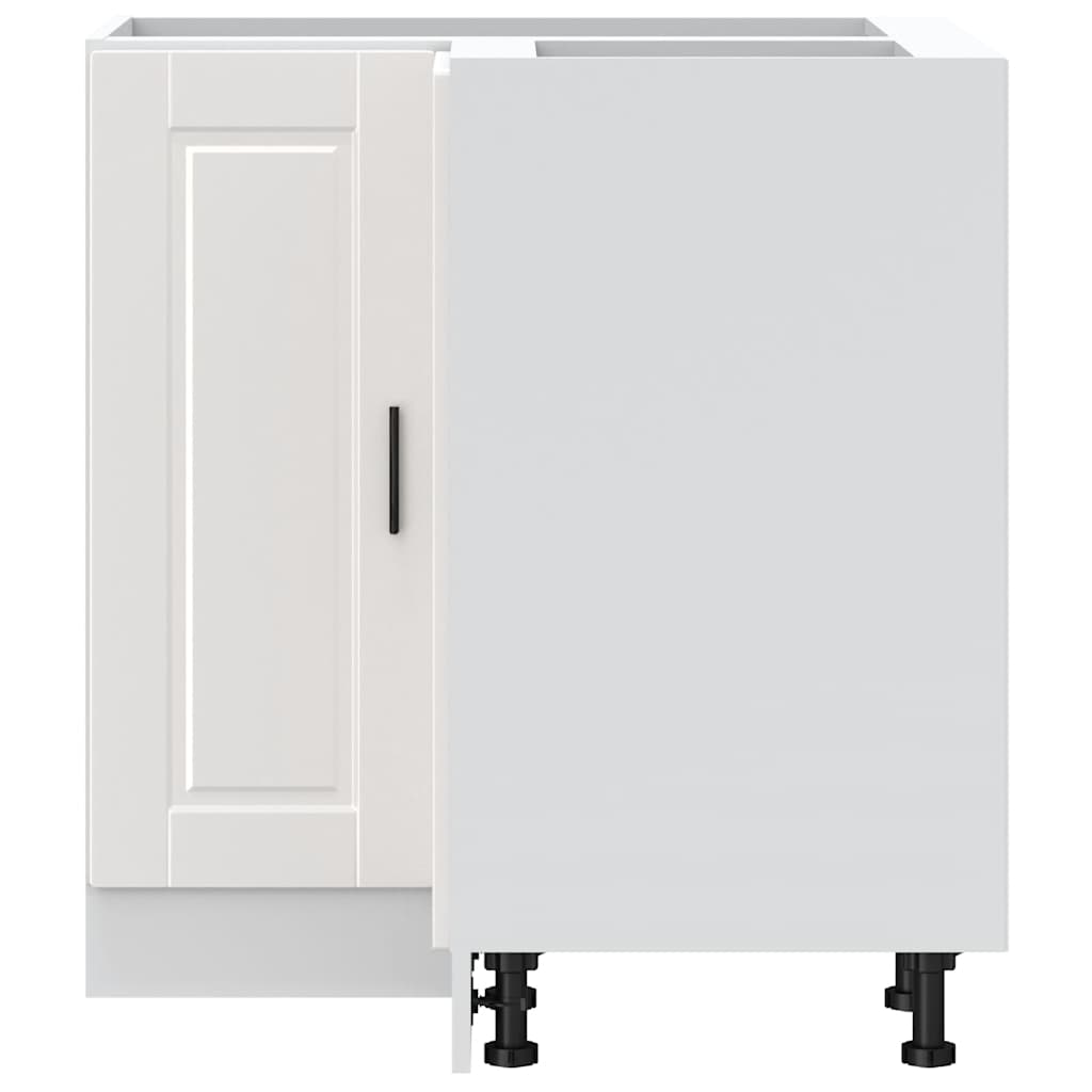Base ad Angolo Cucina Porto Bianco Lucido in Legno Multistrato