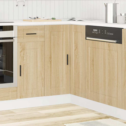 Base ad Angolo Cucina Porto Rovere Sonoma in Legno Multistrato