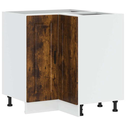 Base ad Angolo Cucina Porto Rovere Fumo in Legno Multistrato