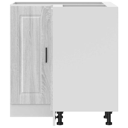Base ad Angolo Cucina Porto Grigio Sonoma in Legno Multistrato