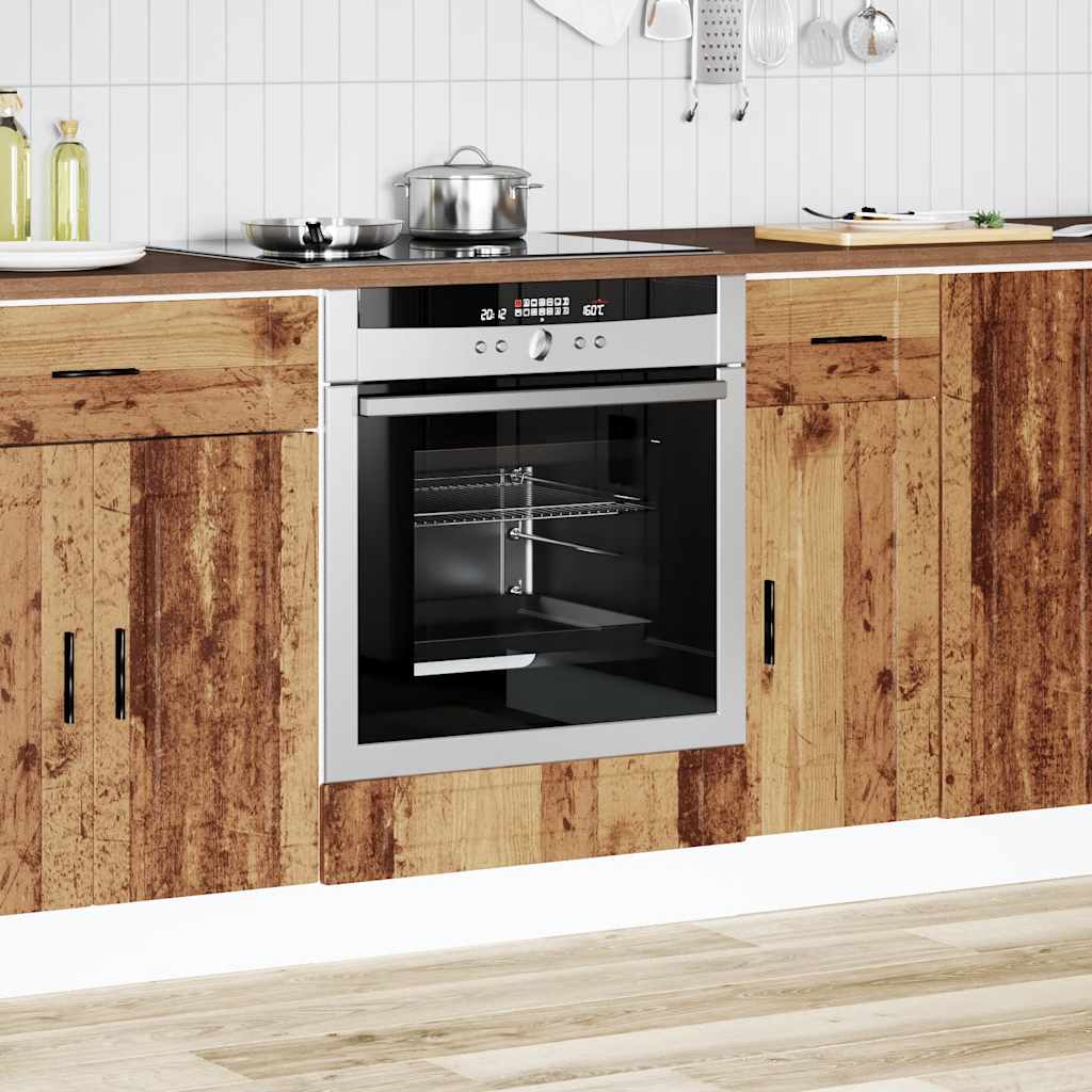 Armadio per Forno Porto Legno Antico in Legno Multistrato