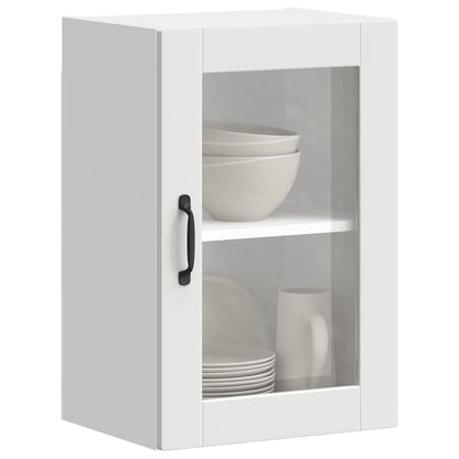 Pensile da Cucina con Porta in Vetro Porto Bianco