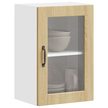 Pensile da Cucina con Porta in Vetro Porto Rovere Sonoma