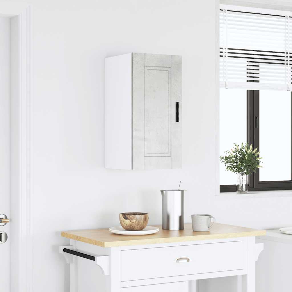 Pensile da Cucina Porto Grigio Cemento in Legno Multistrato