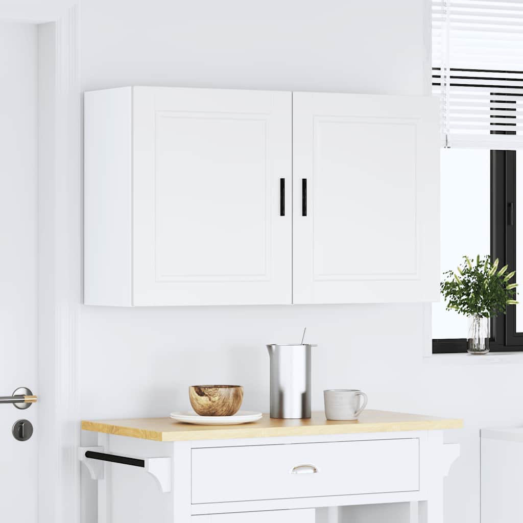 Pensili da Cucina 2 pz Porto Bianco in Legno Multistrato