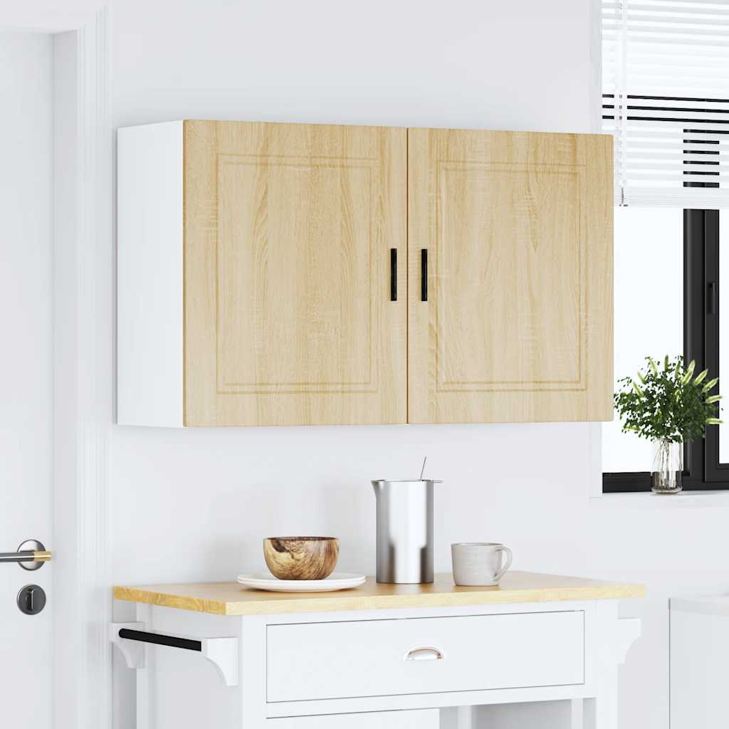 Pensili da Cucina 2 pz Porto Rovere Sonoma in Legno Multistrato