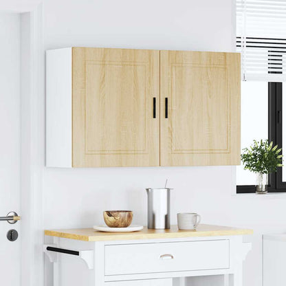 Pensili da Cucina 2 pz Porto Rovere Sonoma in Legno Multistrato
