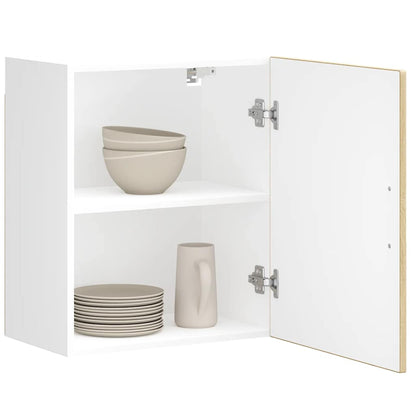 Pensili da Cucina 2 pz Porto Rovere Sonoma in Legno Multistrato