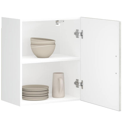 Pensili da Cucina 2 pz Porto Grigio Cemento Legno Multistrato