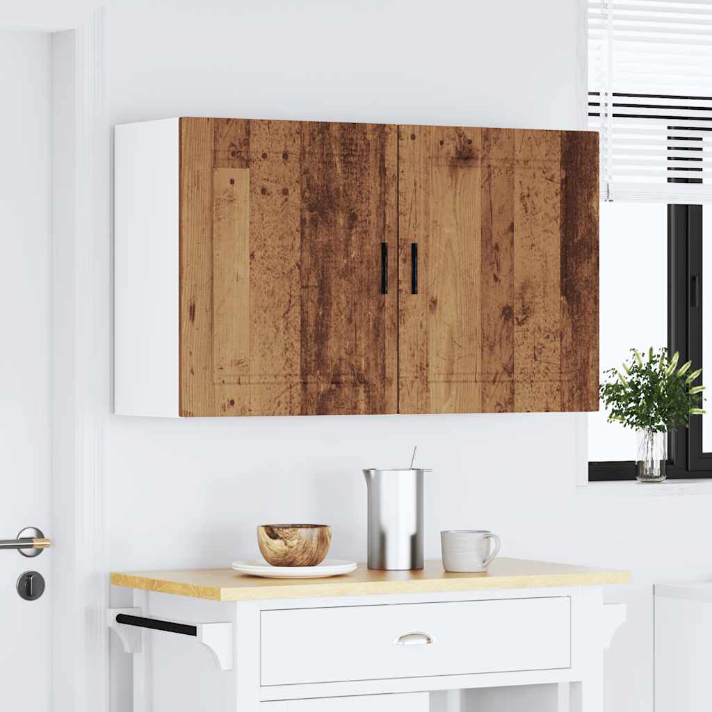 Pensili da Cucina 2 pz Porto Legno Antico in Legno Multistrato