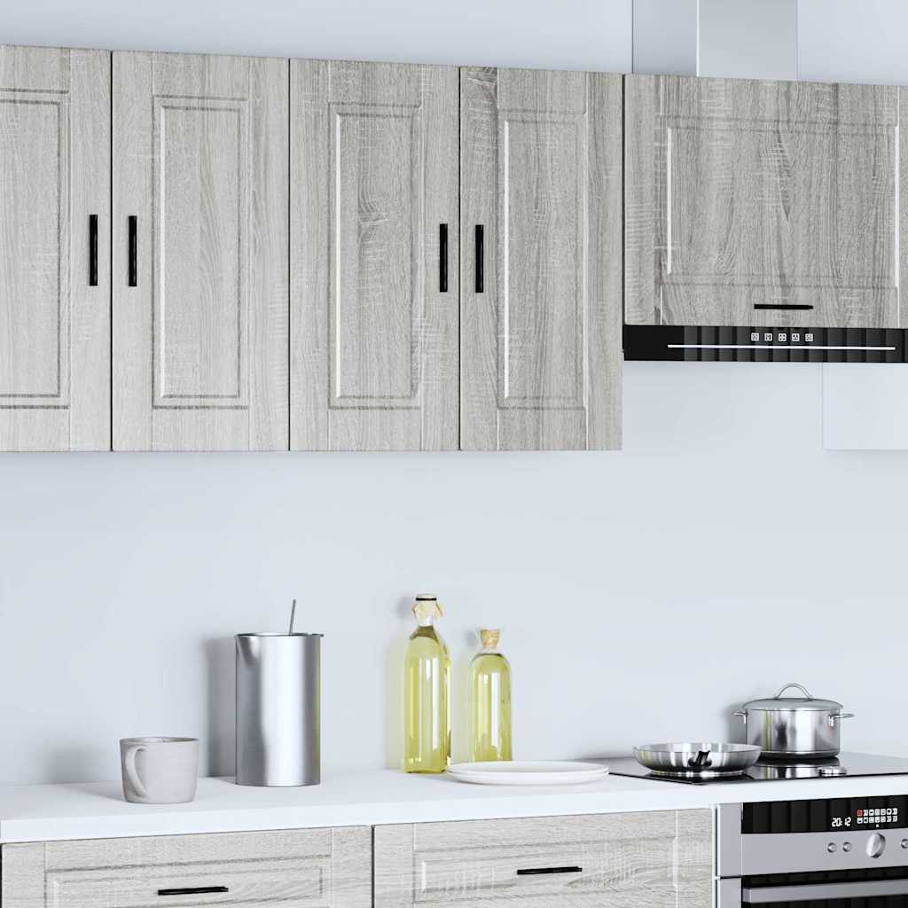 Pensile da Cucina Porto Grigio Sonoma in Legno Multistrato