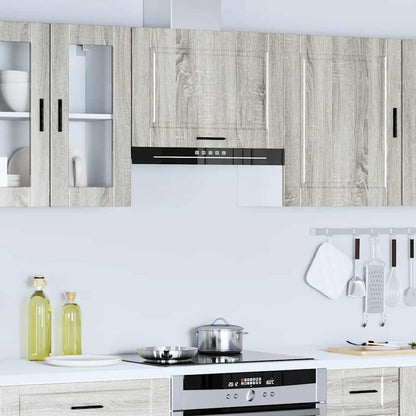 Pensile da Cucina Porto Grigio Sonoma in Legno Multistrato