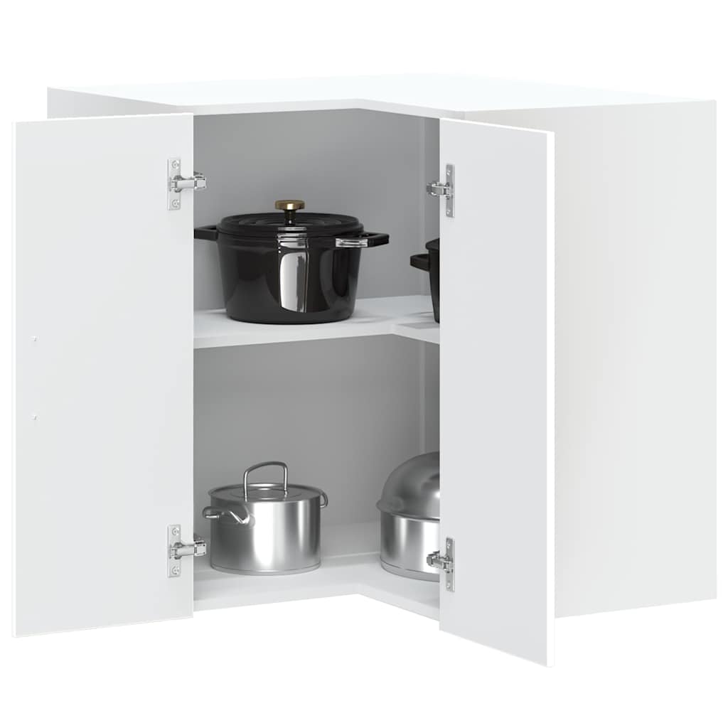 Pensile da Cucina ad Angolo Porto Bianco in Legno Multistrato