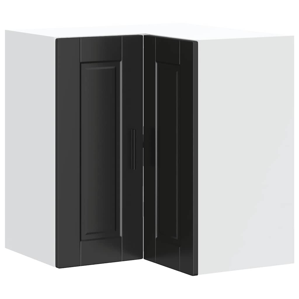 Pensile da Cucina ad Angolo Porto Nero in Legno Multistrato