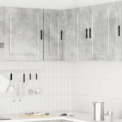 Pensile da Cucina ad Angolo Porto Grigio Cemento in Truciolato