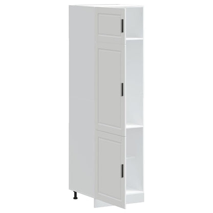 Armadio da Cucina Porto Bianco in Legno Multistrato