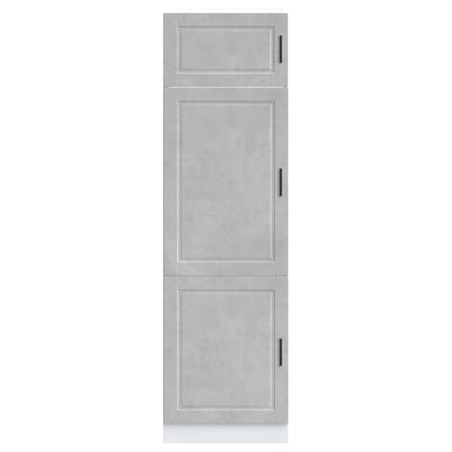Armadio da Cucina Porto Grigio Cemento in Legno Multistrato