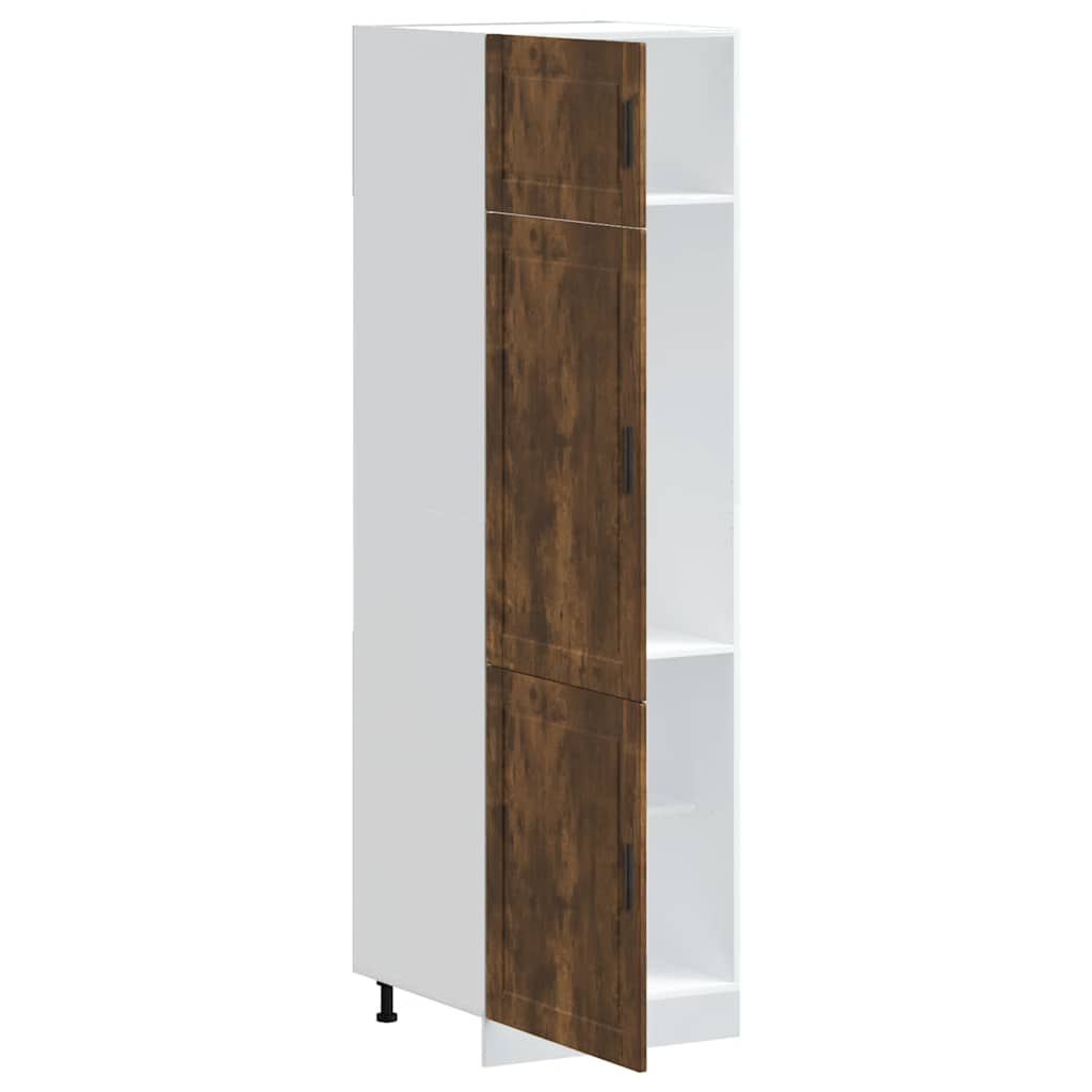 Armadio da Cucina Porto Rovere Fumo in Legno Multistrato
