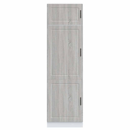 Armadio da Cucina Porto Grigio Sonoma in Legno Multistrato