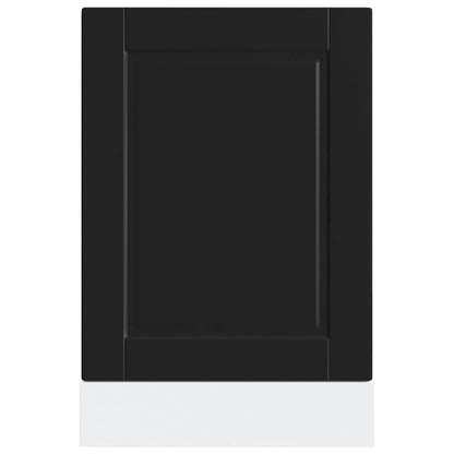 Pannello Lavastoviglie Porto Nero 45x1,5x67 cm in Truciolato