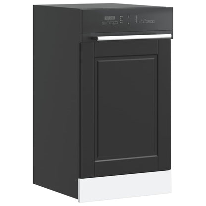 Pannello Lavastoviglie Porto Nero 45x1,5x67 cm in Truciolato