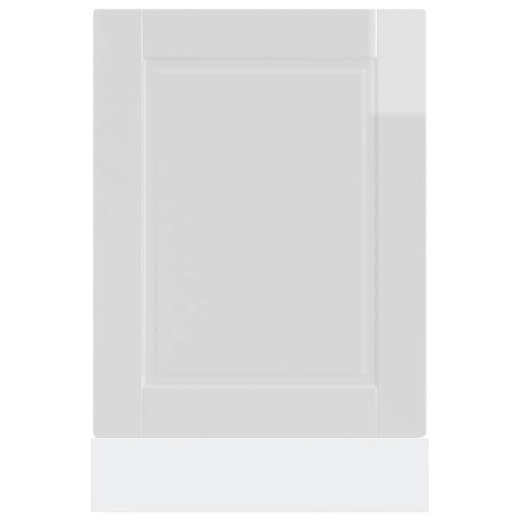 Pannello Lavastoviglie Porto Bianco Lucido 45x1,5x67 cm