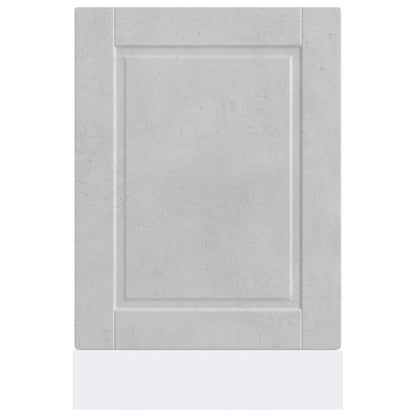Pannello Lavastoviglie Porto Grigio Cemento 45x1,5x67 cm
