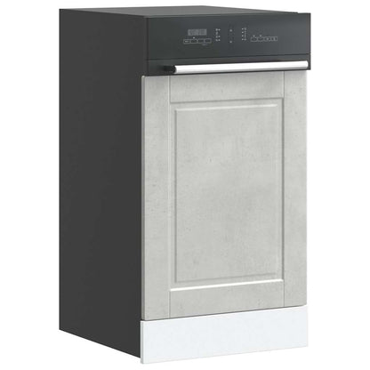 Pannello Lavastoviglie Porto Grigio Cemento 45x1,5x67 cm