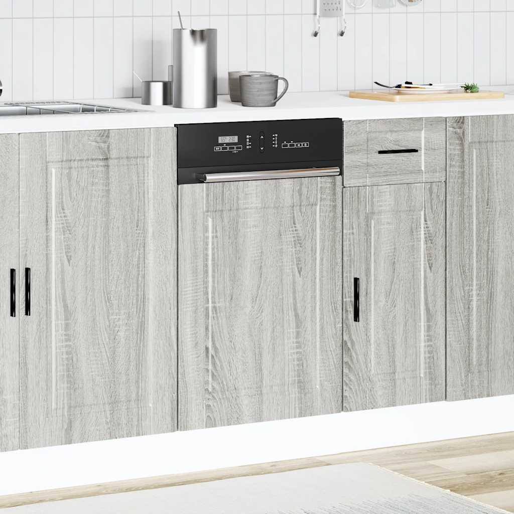 Pannello Lavastoviglie Porto Grigio Sonoma 45x1,5x67 cm