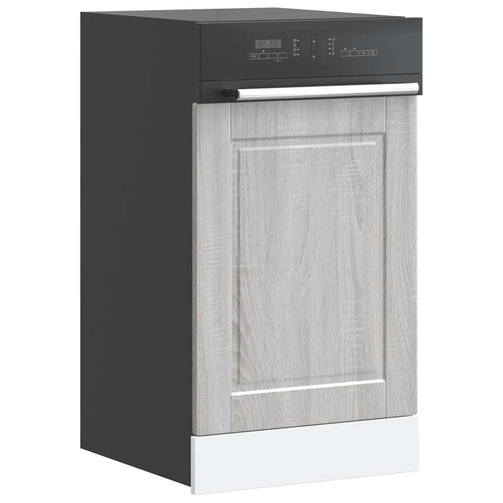 Pannello Lavastoviglie Porto Grigio Sonoma 45x1,5x67 cm