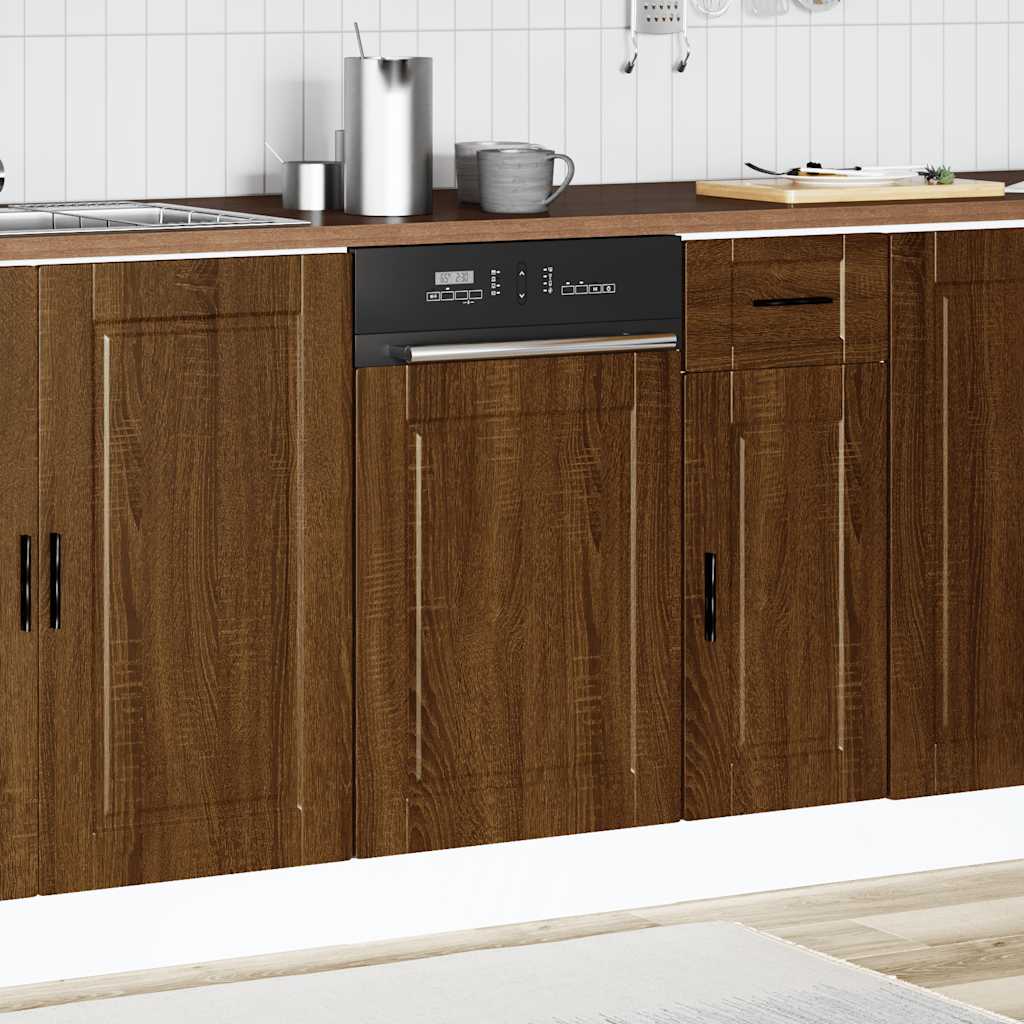 Pannello Lavastoviglie Porto Rovere Marrone 45x1,5x67 cm