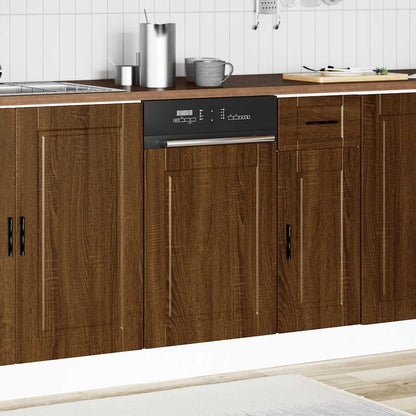 Pannello Lavastoviglie Porto Rovere Marrone 45x1,5x67 cm