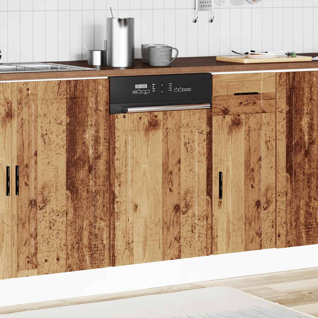 Pannello Lavastoviglie Porto Legno Vecchio 45x1,5x67 cm